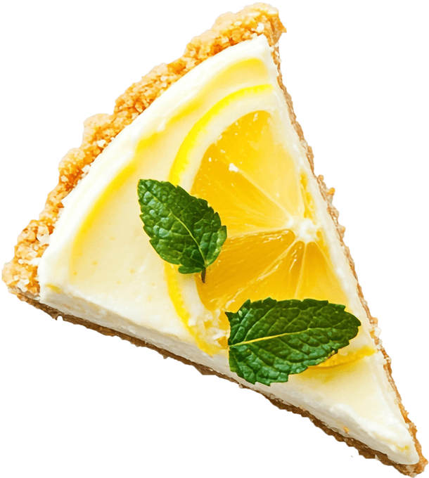 Citronový koláč se šlehačkou